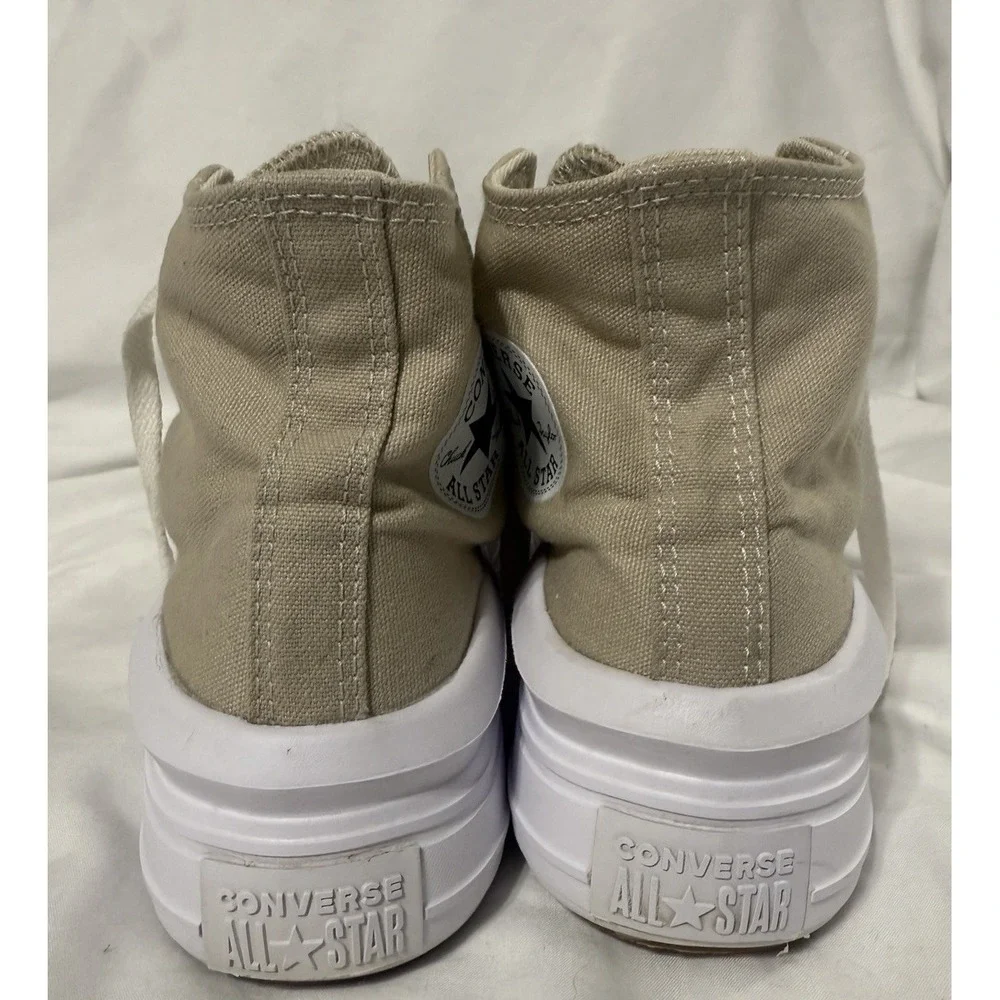 Converse chuck taylor All Star Move Platform High Top sneaker -Beige kids 5 Y2K